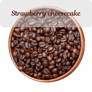 Coffee Strawberry cheesecake