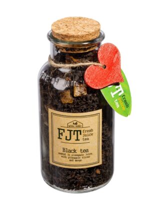 Черный чай с ананасом и ананасовым соком